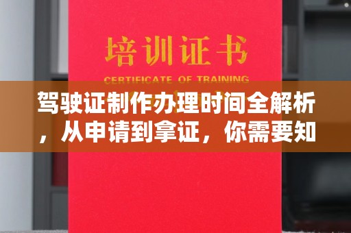 乌拉特后旗驾驶证制作办理时间全解析，从申请到拿证，你需要知道的一切